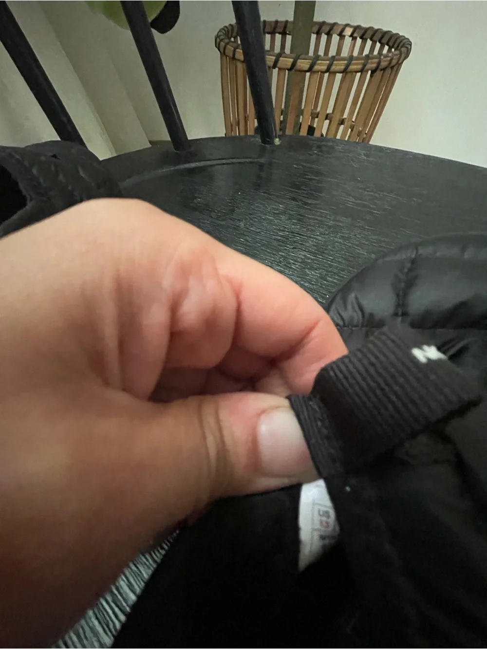The North Face Quilted Slip-On Insulated Shoes in Black